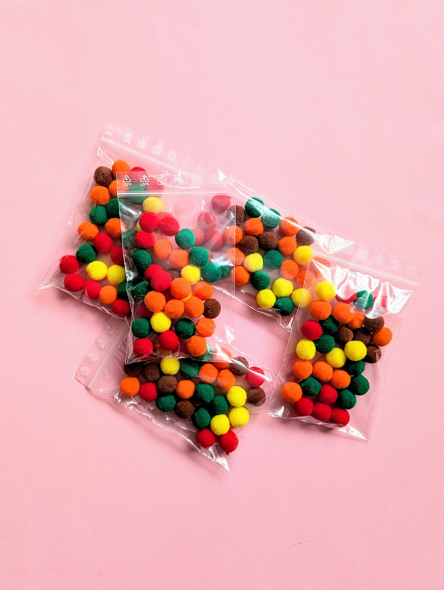 Ősz pom-pom szett (30db)