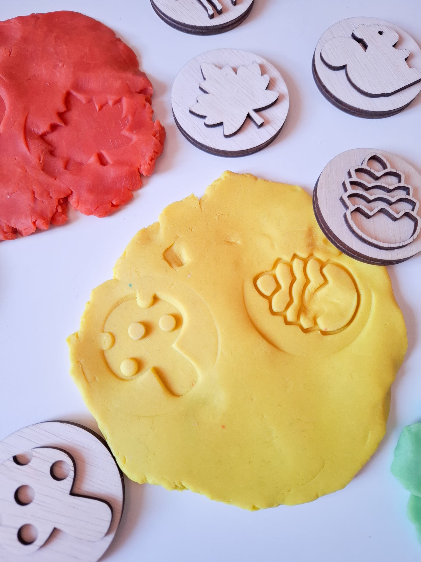 Set de ștampile pentru plastilină – A sosit toamna