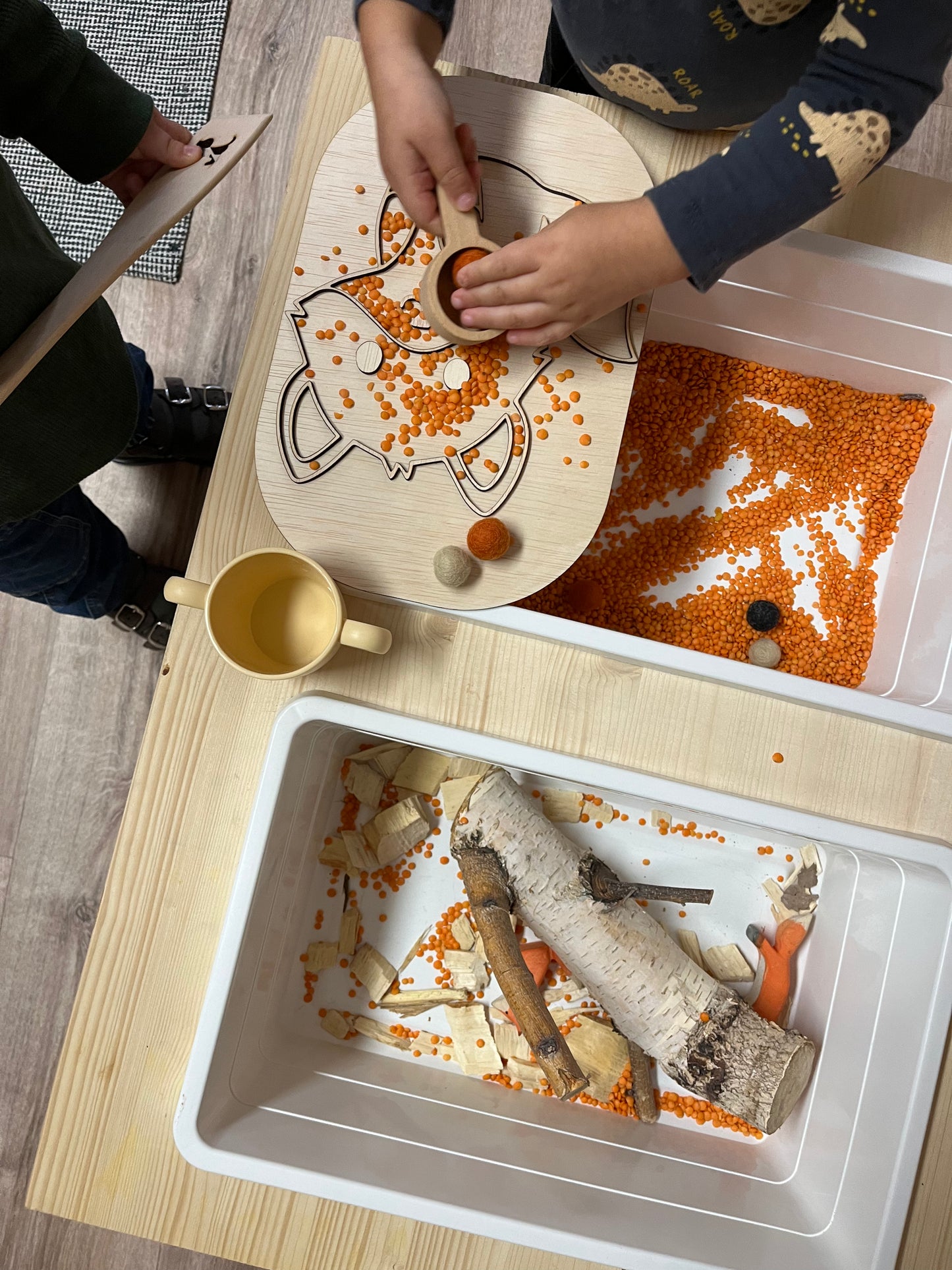 Flisat Insert kreatív fejlesztő tábla - Róka