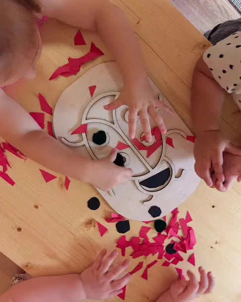 Flisat Insert kreatív fejlesztő tábla - Katicabogár Borbolya