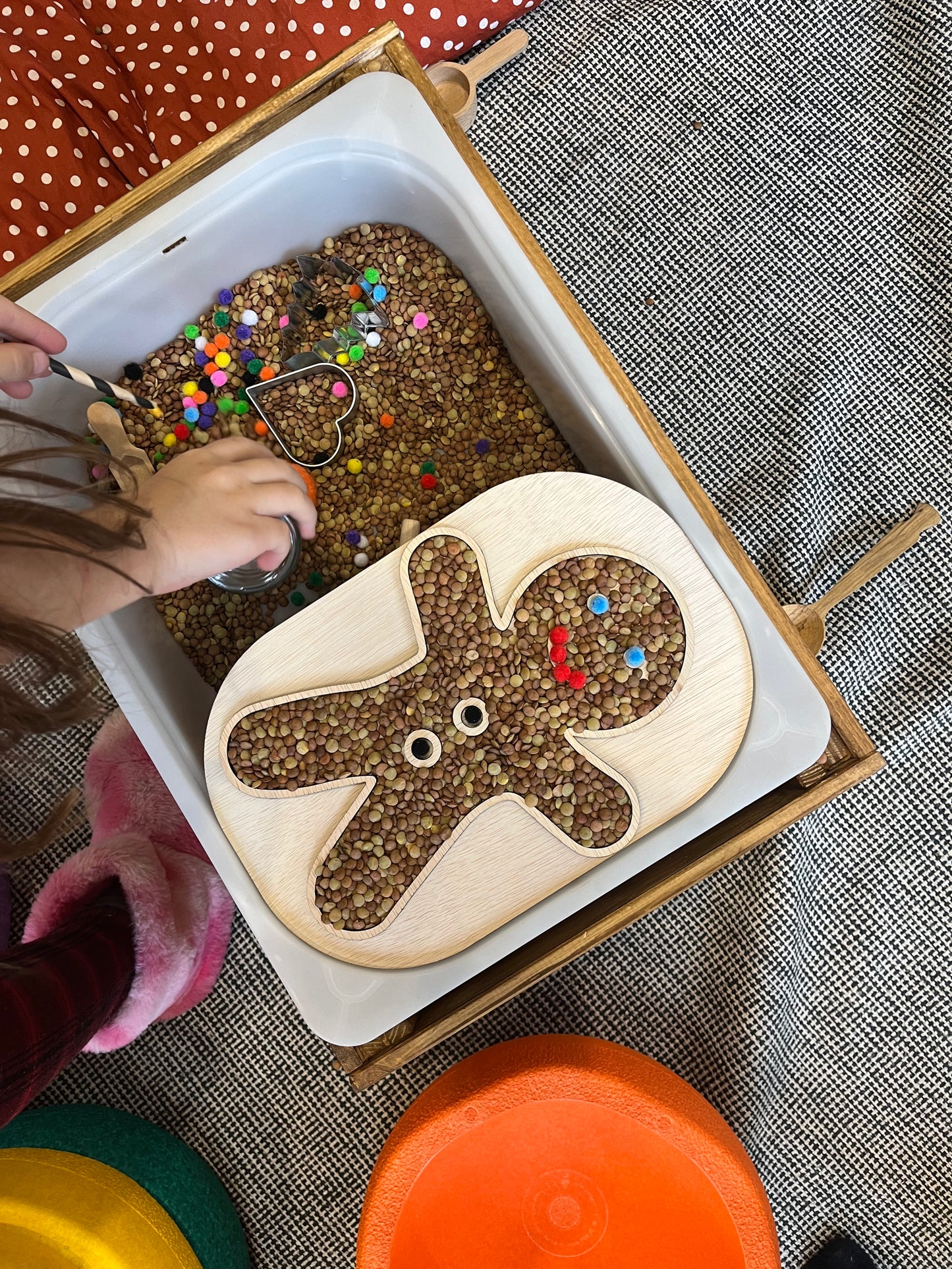 Flisat Insert kreatív fejlesztő tábla - Mézi