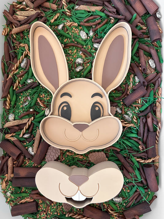 Tăvița Senzorială "Hrănește Iepurașul din Pădure"