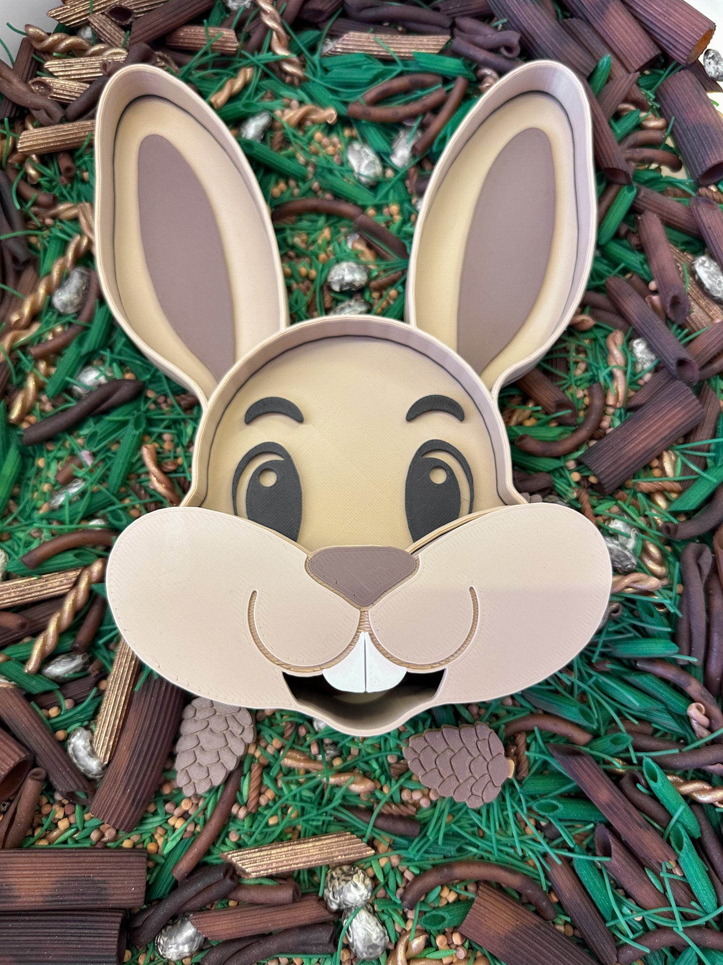 Etesd meg az erdei nyuszit - szenzoros tálca