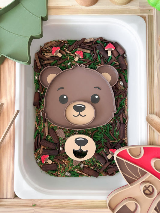 Tăvița Senzorială "Hrănește Ursul"