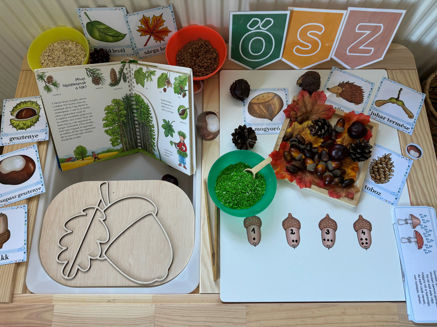 Flisat Insert kreatív fejlesztő tábla - Makk