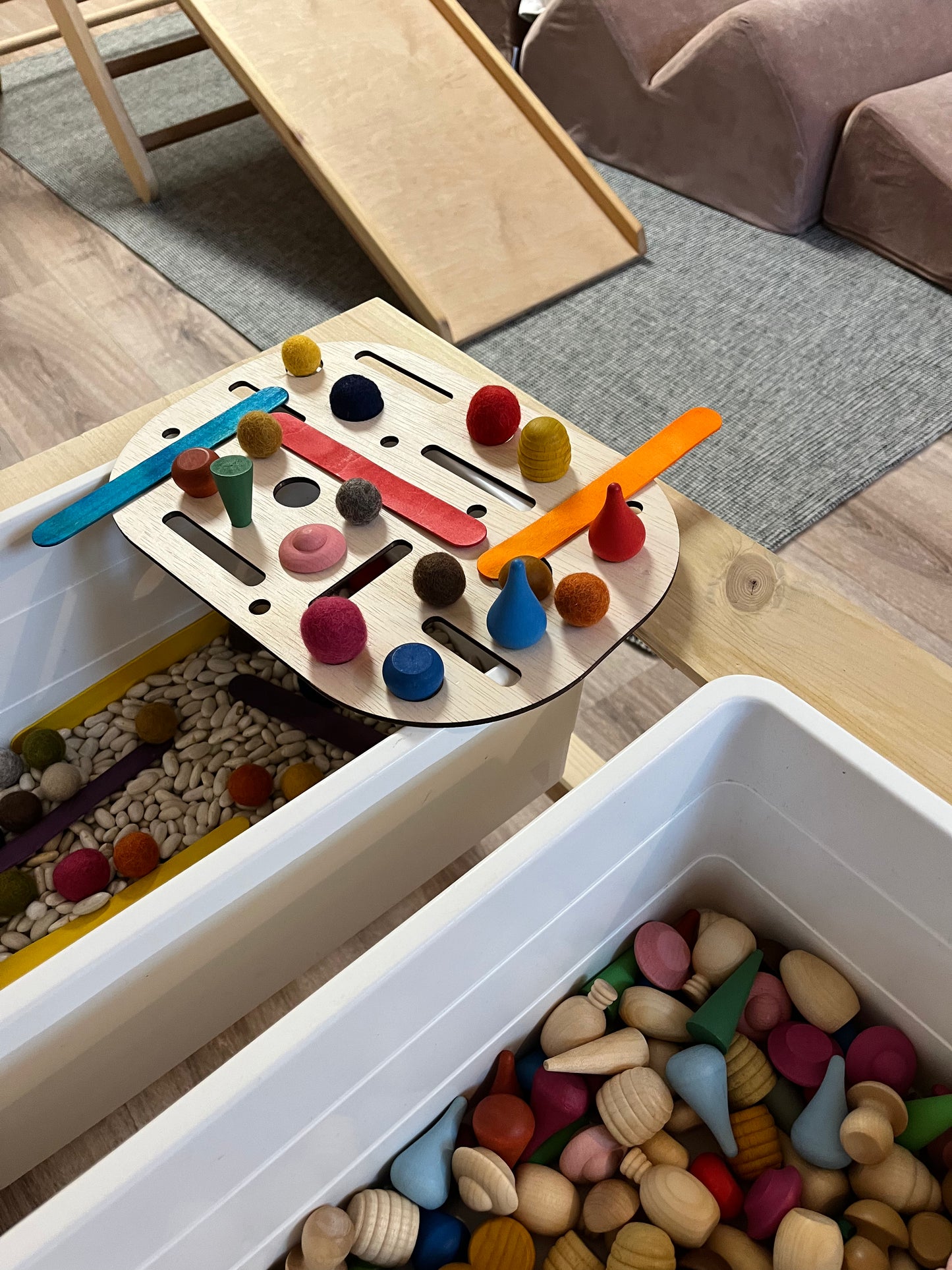 Flisat Insert kreatív fejlesztő tábla - Méret és forma válogató Borbolya