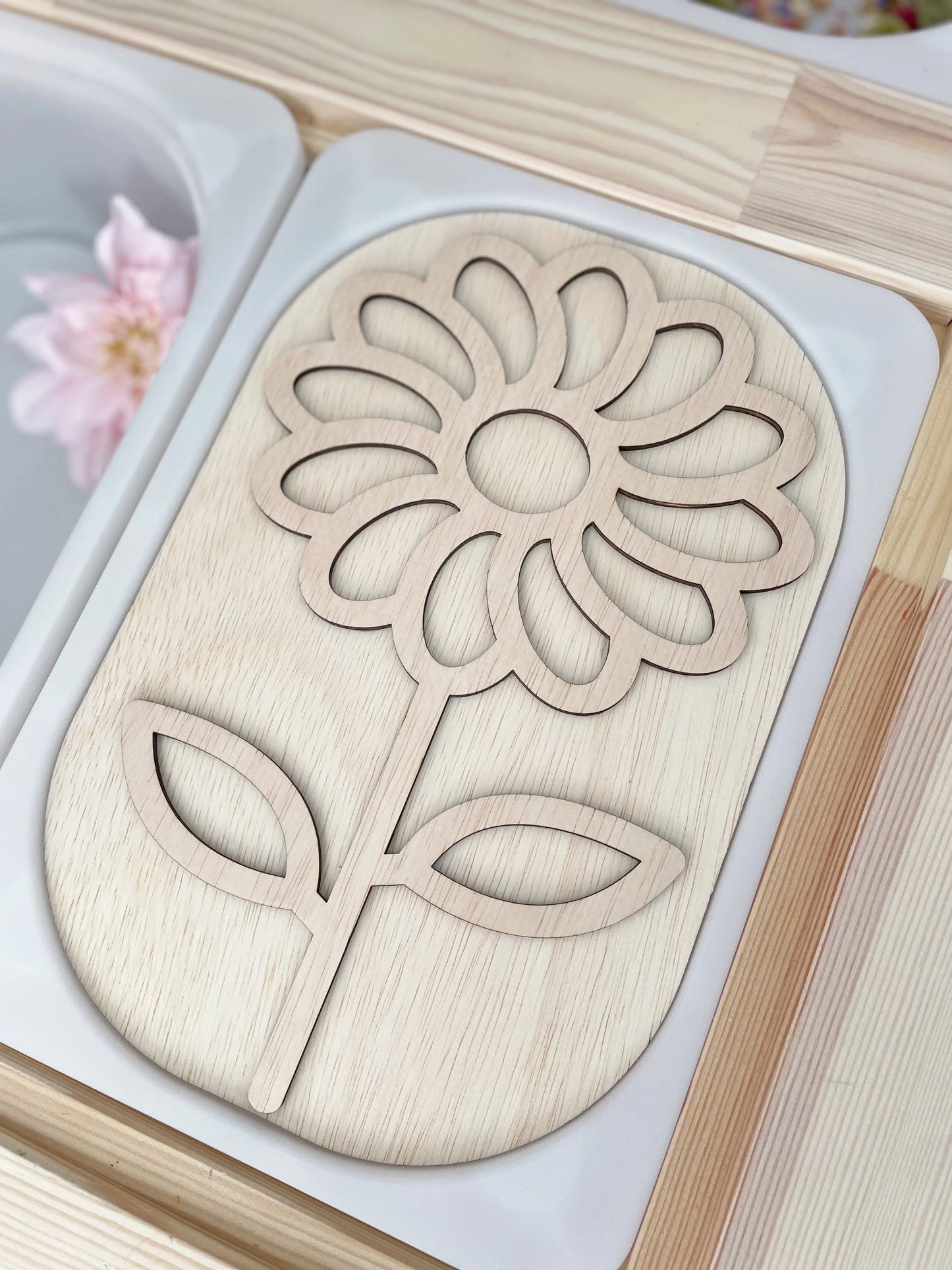 Flisat Insert kreatív fejlesztő tábla - Virág Borbolya