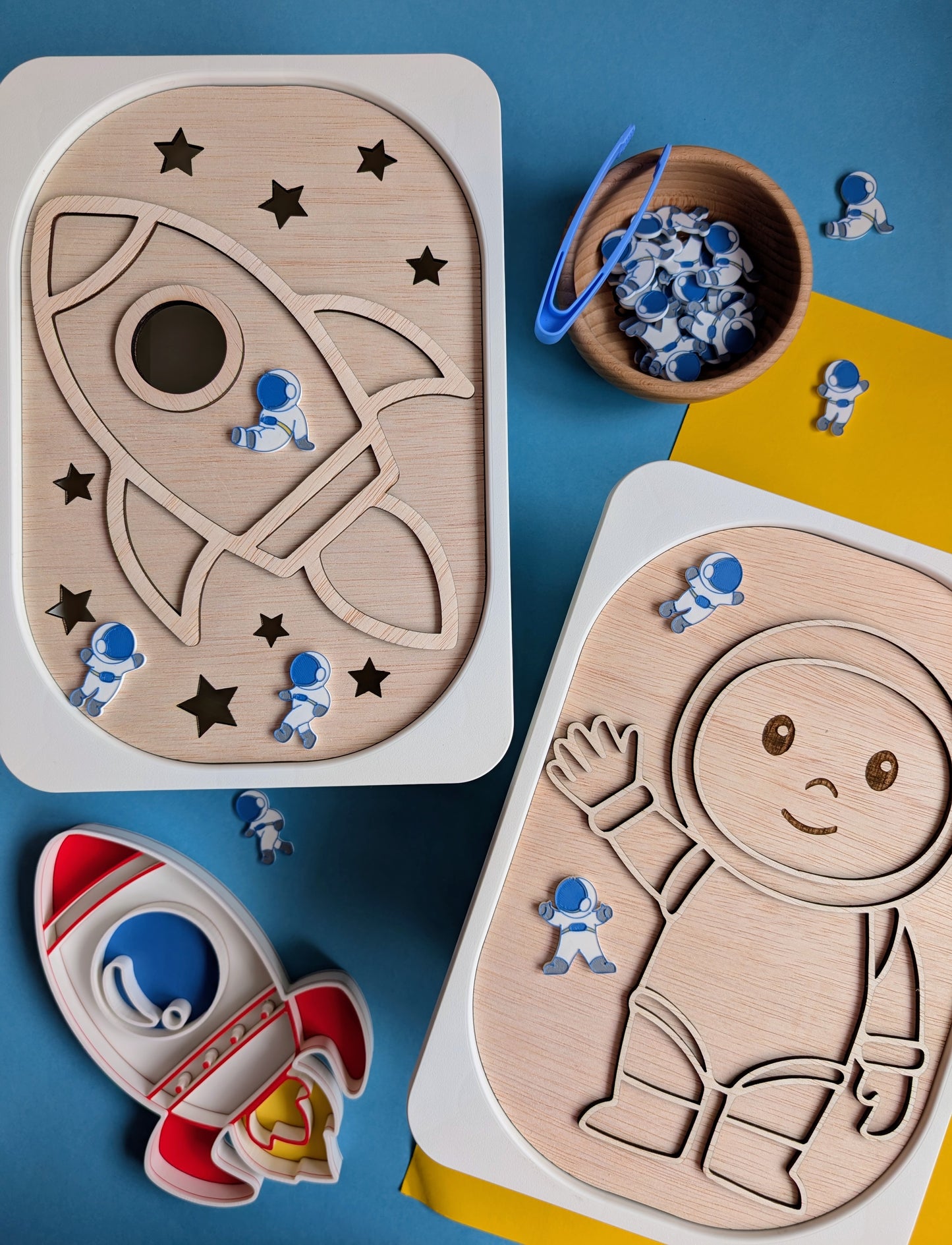 Flisat Insert kreatív tábla - Rakéta