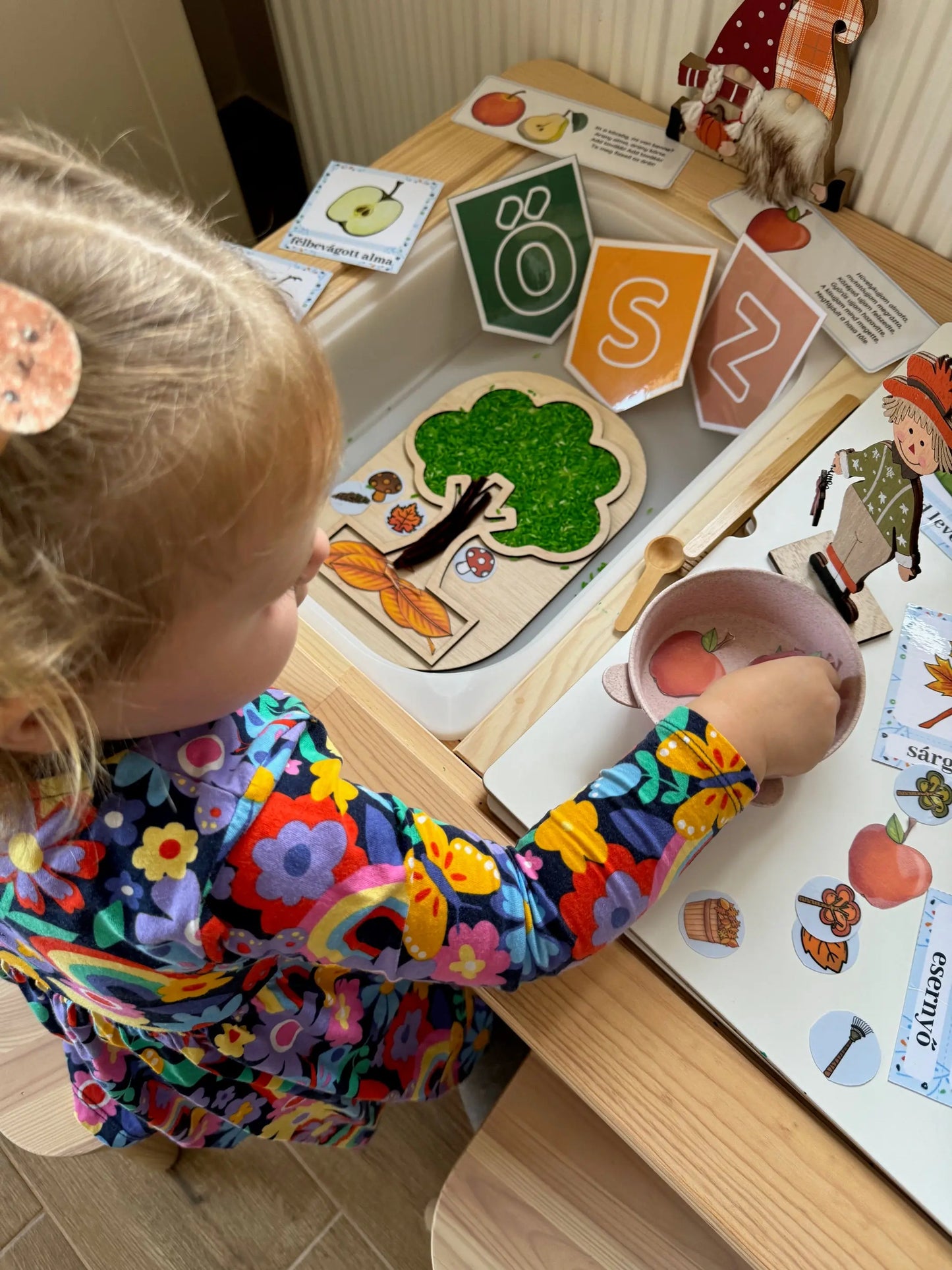 Flisat Insert kreatív fejlesztő tábla - Fa Borbolya