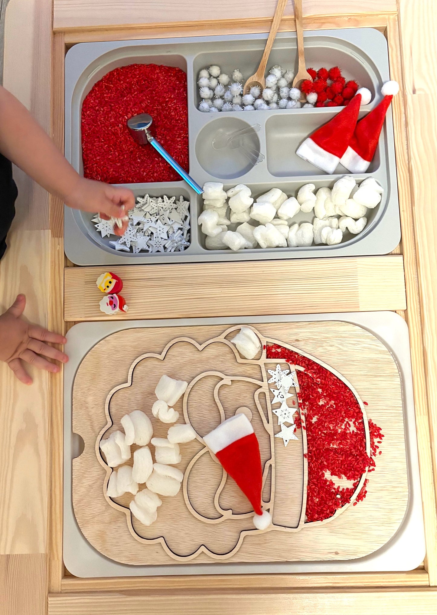 Flisat Insert nagy kreatív tábla - Mikulás