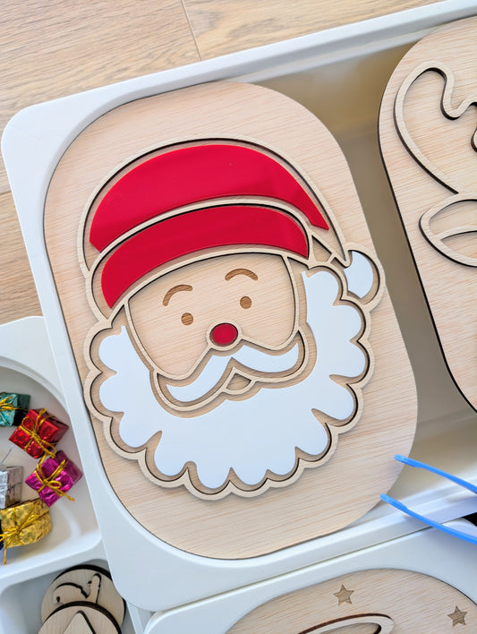 Flisat Insert foglalkoztató tábla - Mikulás kirakó