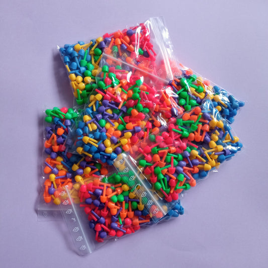 Pack of colorful polka dots (120 pcs)