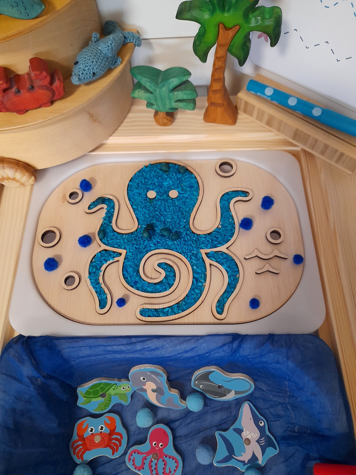 Flisat Inserare panou creativ - Octopus