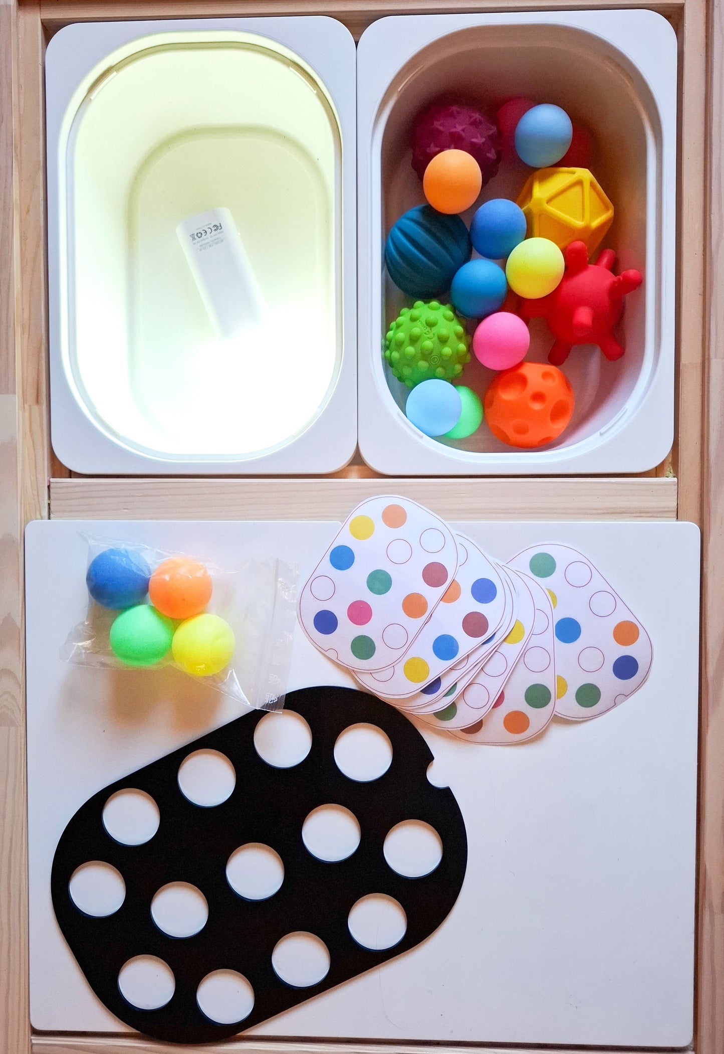 Flisat Insert foglalkoztató tábla - Fényjáték