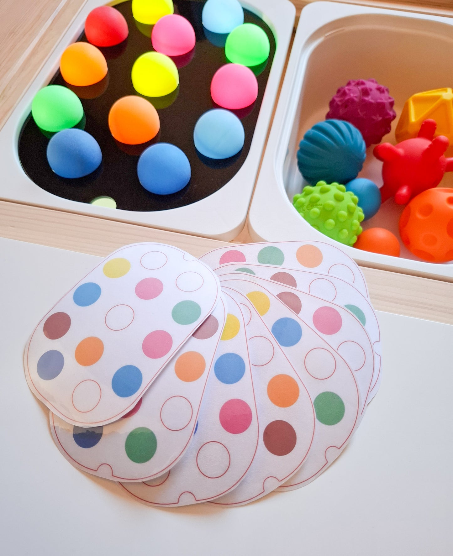 Flisat Insert foglalkoztató tábla - Fényjáték