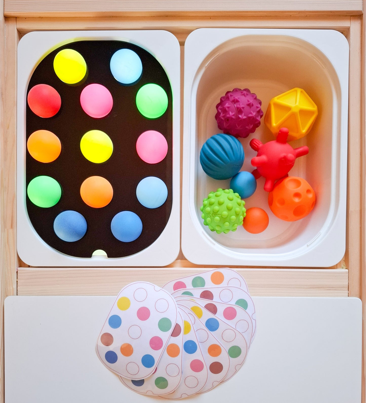 Flisat Insert foglalkoztató tábla - Fényjáték