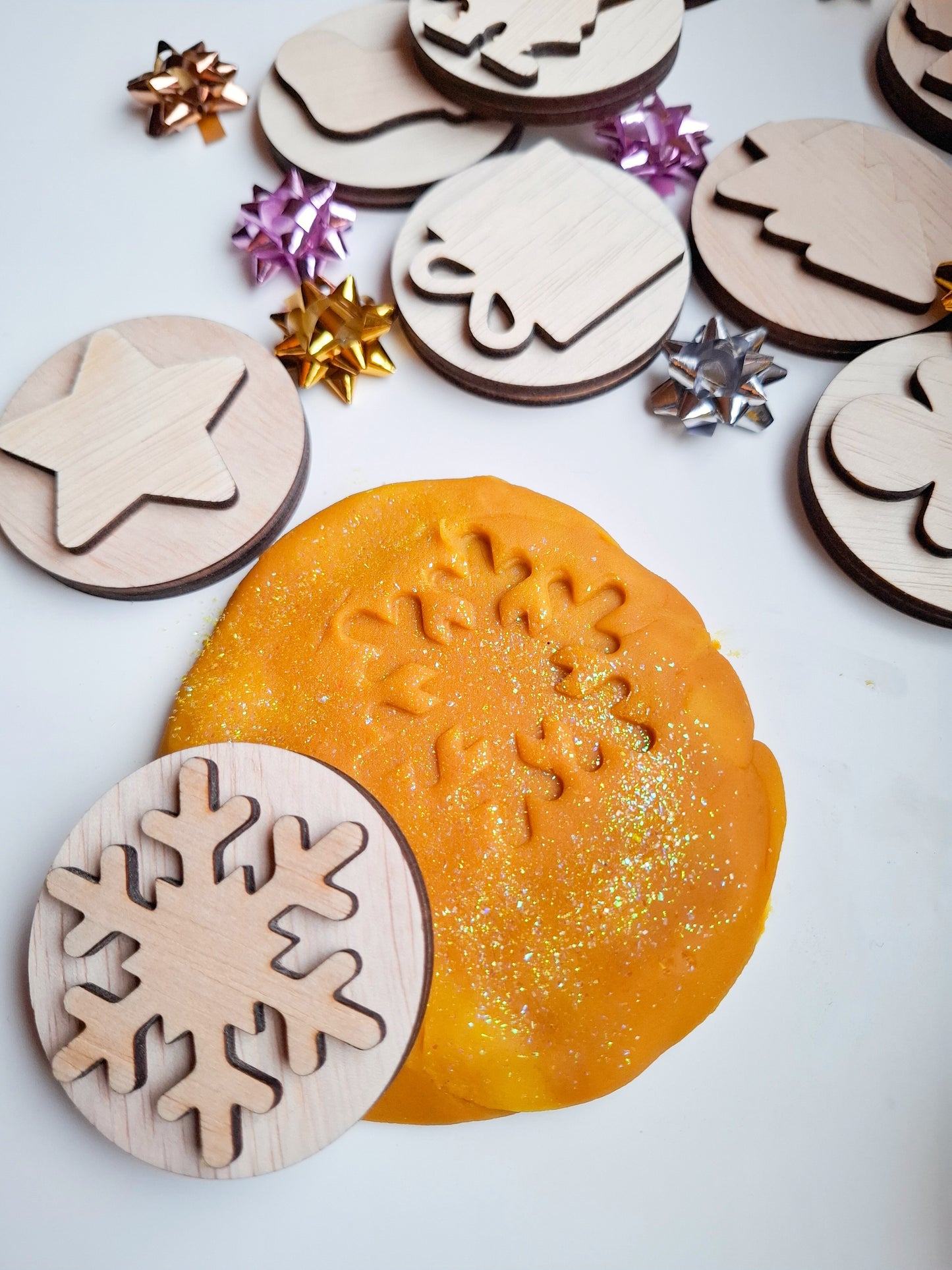 Gyurma/pecsét nyomda szett - Téli csodavilág