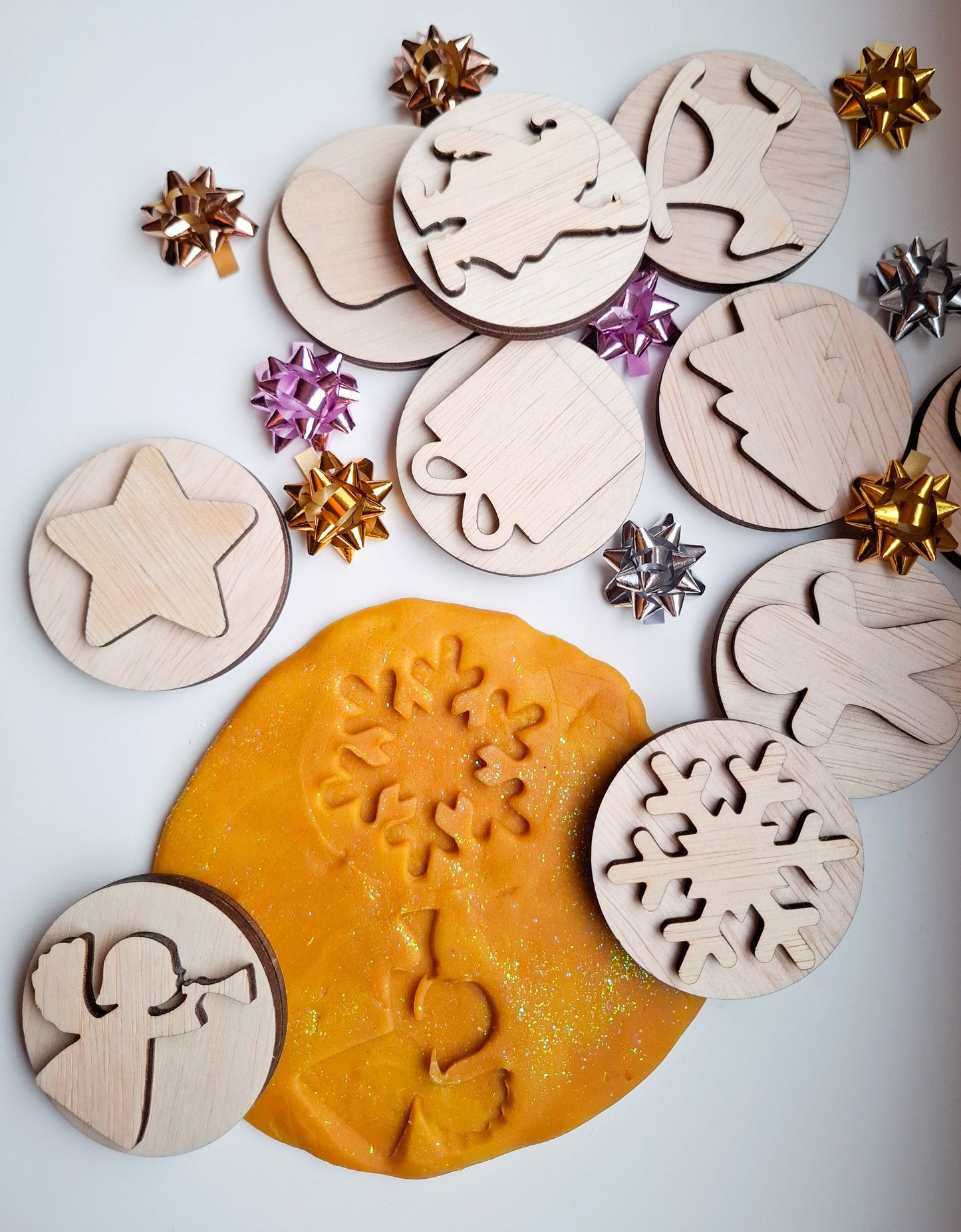 Gyurma/pecsét nyomda szett - Téli csodavilág