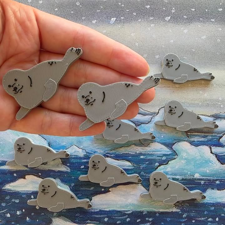 Nyílt végű játékelemek - Északi sark állatai