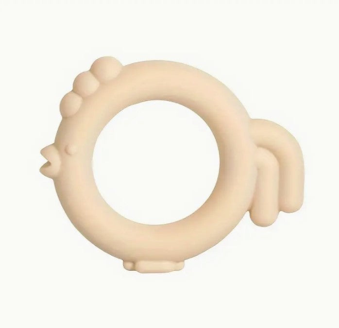 Silicone baby teethers to facilitate teething