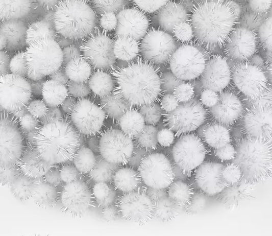 Téli pom-pom válogatás (30db)