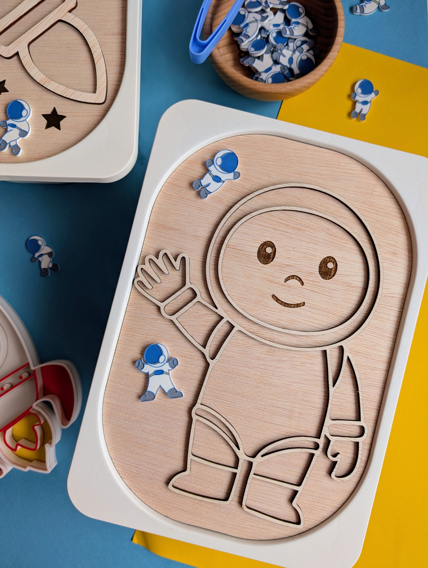 Flisat Insert kreatív tábla - Űrhajós