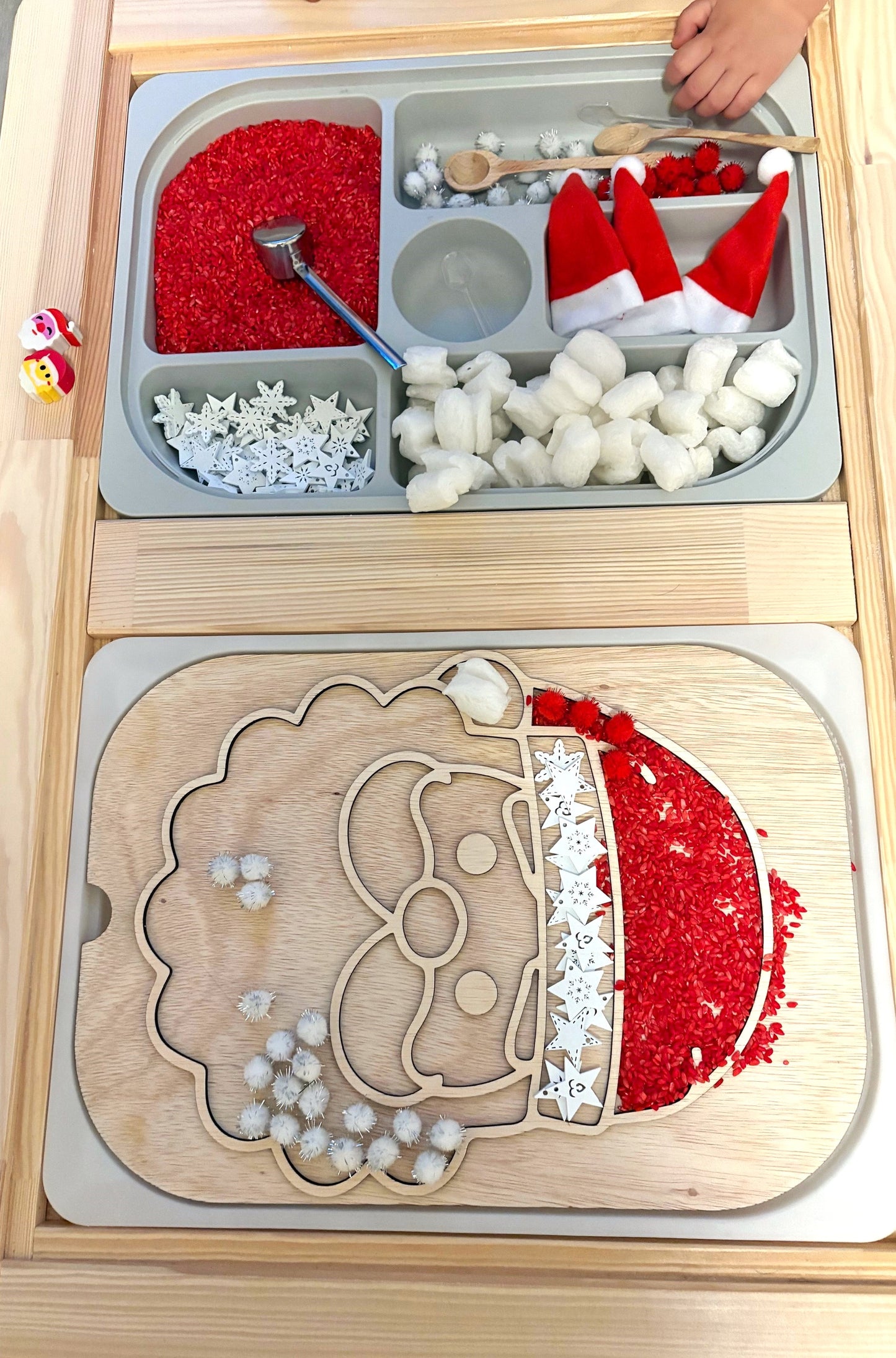 Flisat Insert nagy kreatív tábla - Mikulás